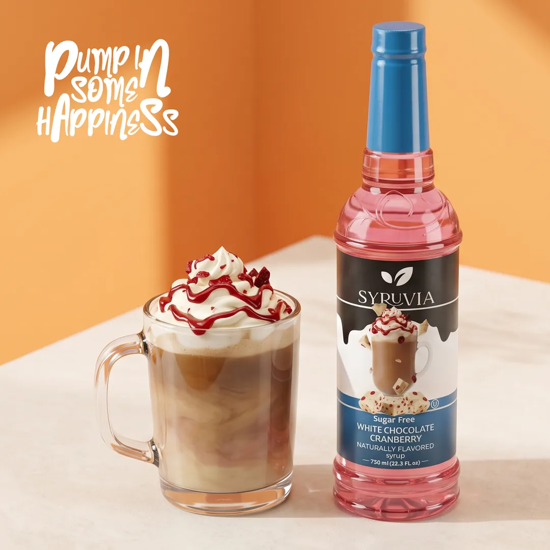 Sugar-Free White Chocolate Cranberry Syrup