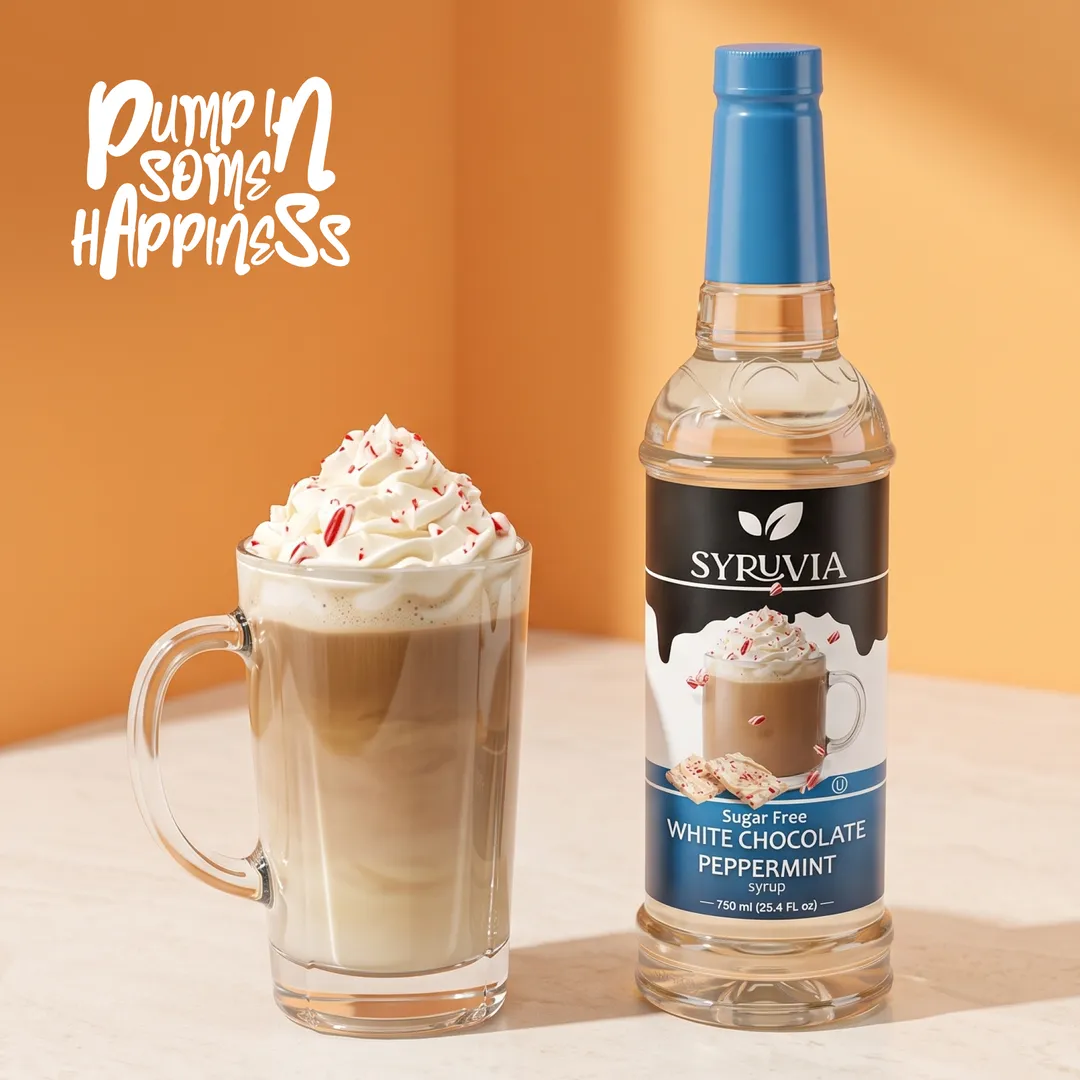Sugar-Free White Chocolate Peppermint Syrup