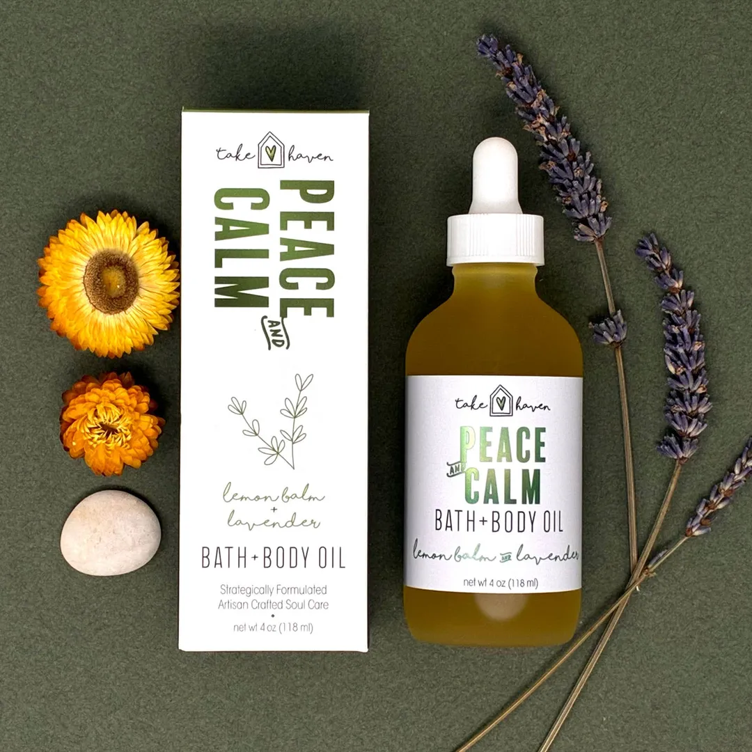Bath & Body Oil: Peace & Calm, 4 oz