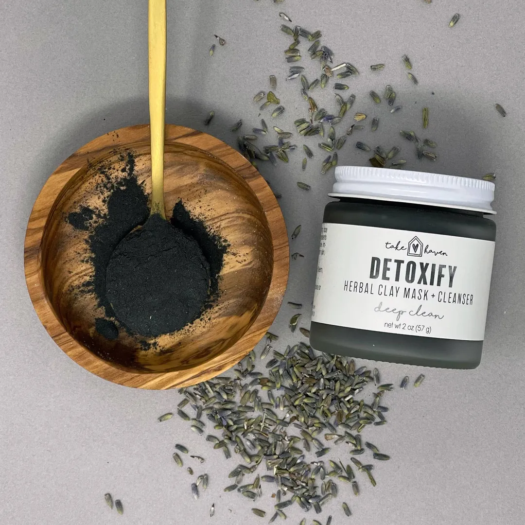 Herbal Clay Face Mask + Cleanser: DETOXIFY