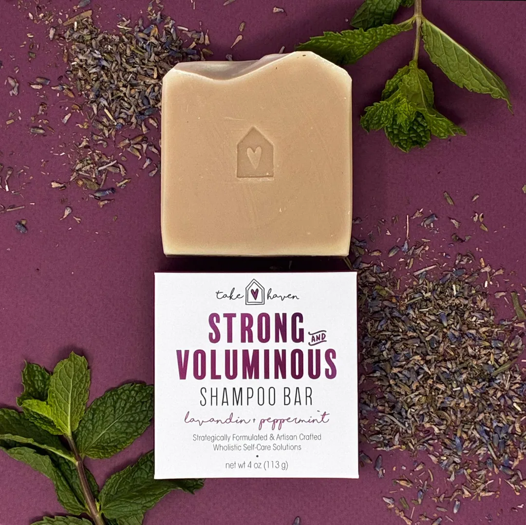 Herbal Shampoo Bar: Strong & Voluminous - 4.0 oz
