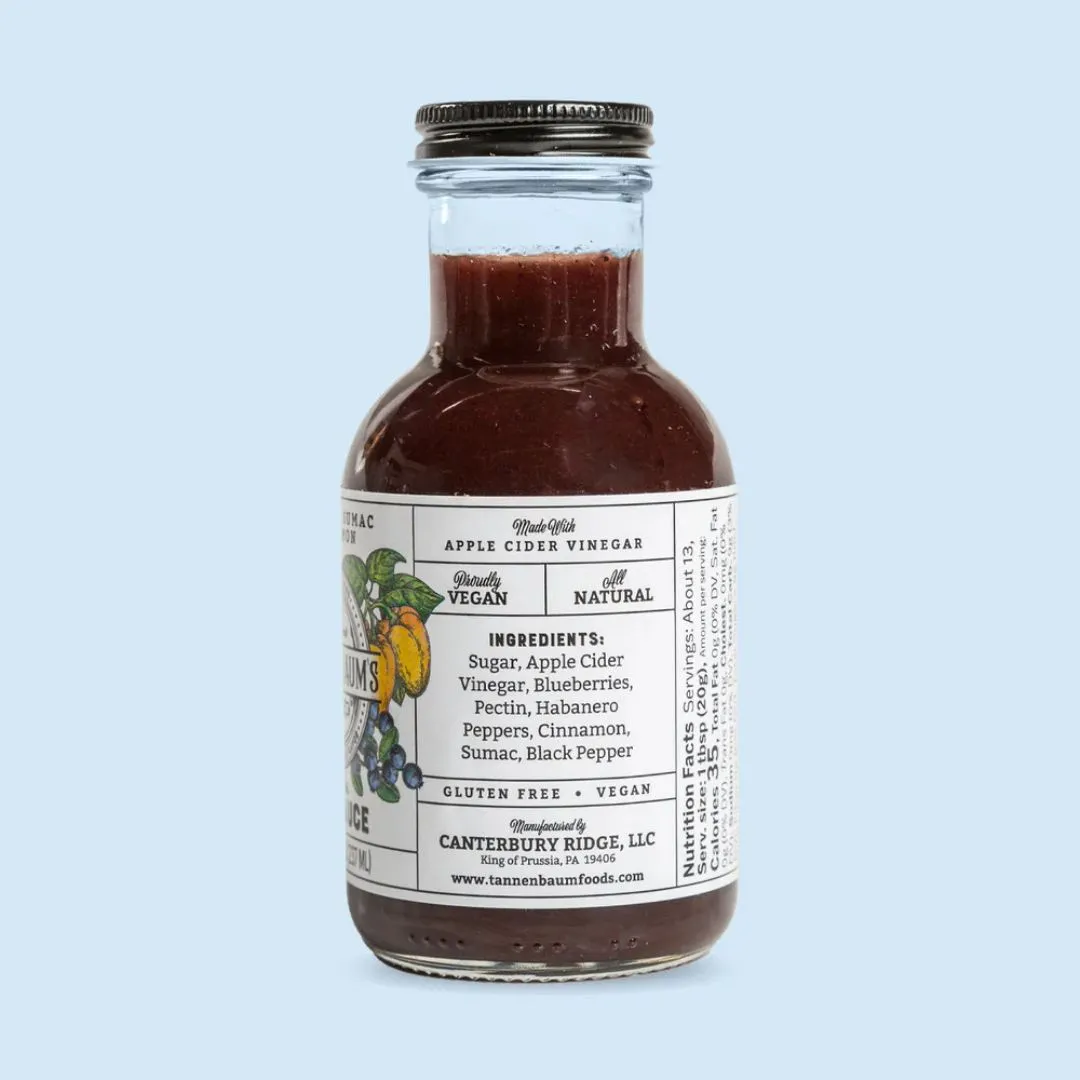 Blueberry, Sumac & Cinnamon Botanical Hot Sauce