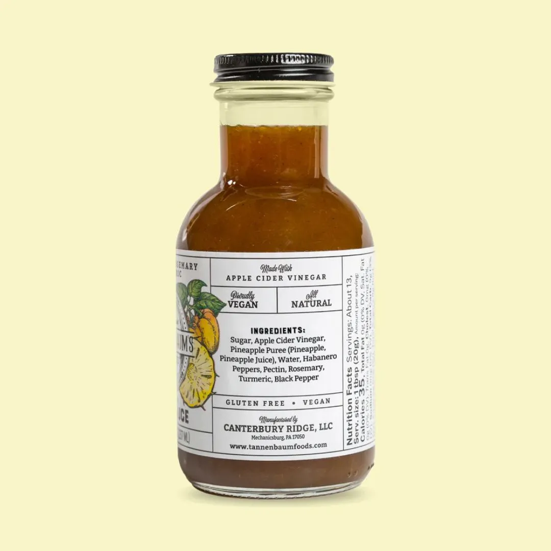 Pineapple, Rosemary & Turmeric Botanical Hot Sauce