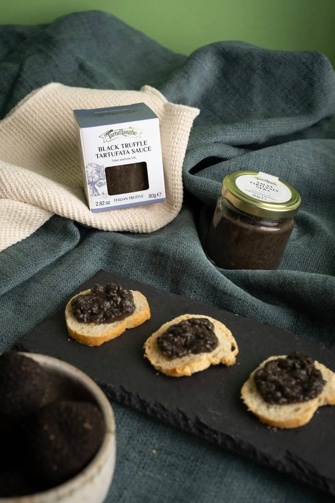 Italian Black Truffle Tartufata Sauce – 5% Truffle, 2.82 oz
