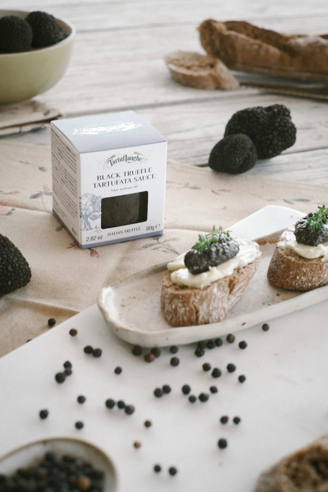 Italian Black Truffle Tartufata Sauce – 5% Truffle, 2.82 oz