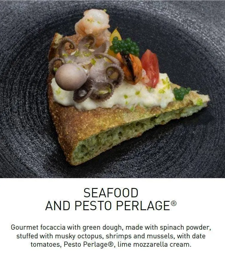 Pesto Pearls – Perlage “Caviar” Style