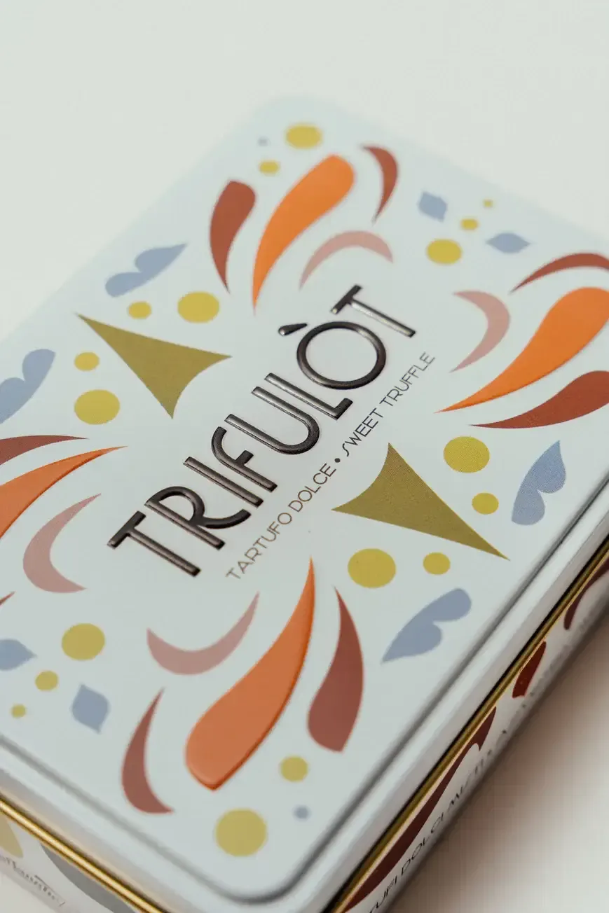Trifulòt – Assorted Chocolate Truffles in Metal Gift Tin