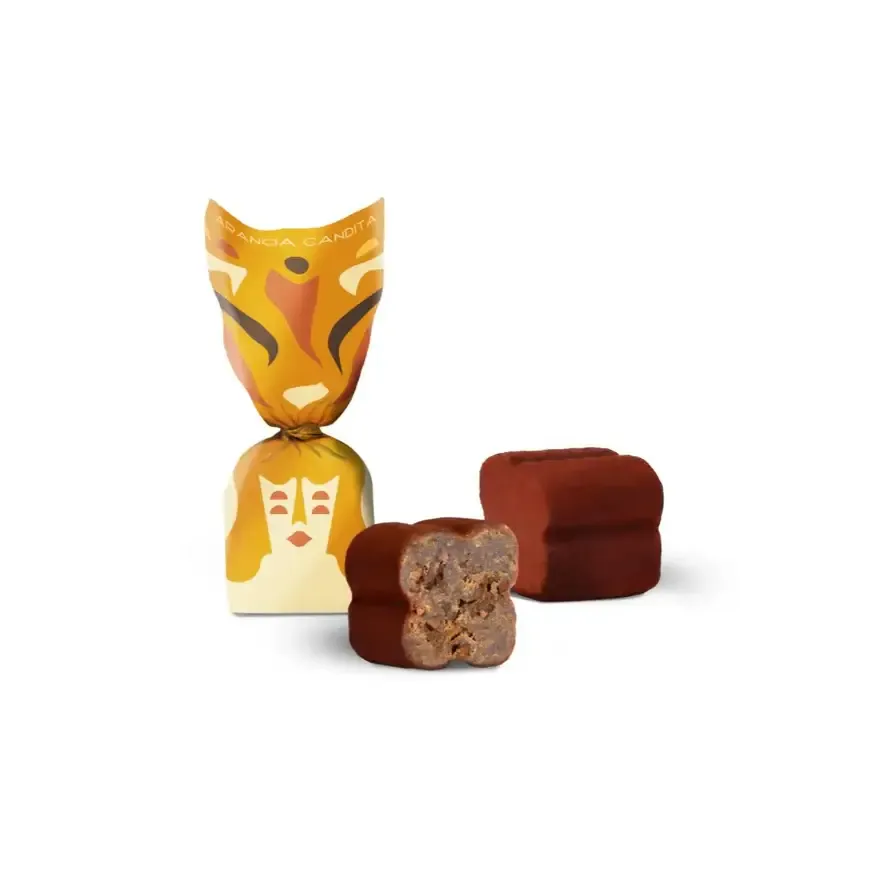 Trifulòt – Orange Gift Box of Fine Italian Chocolate Truffle