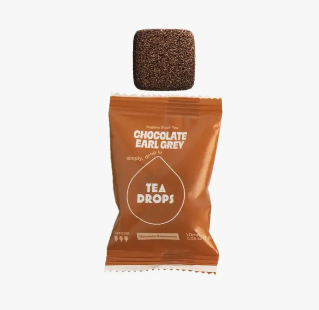 Chocolate Earl Grey Tea Box - 10 Organic Drops (Case of 6)