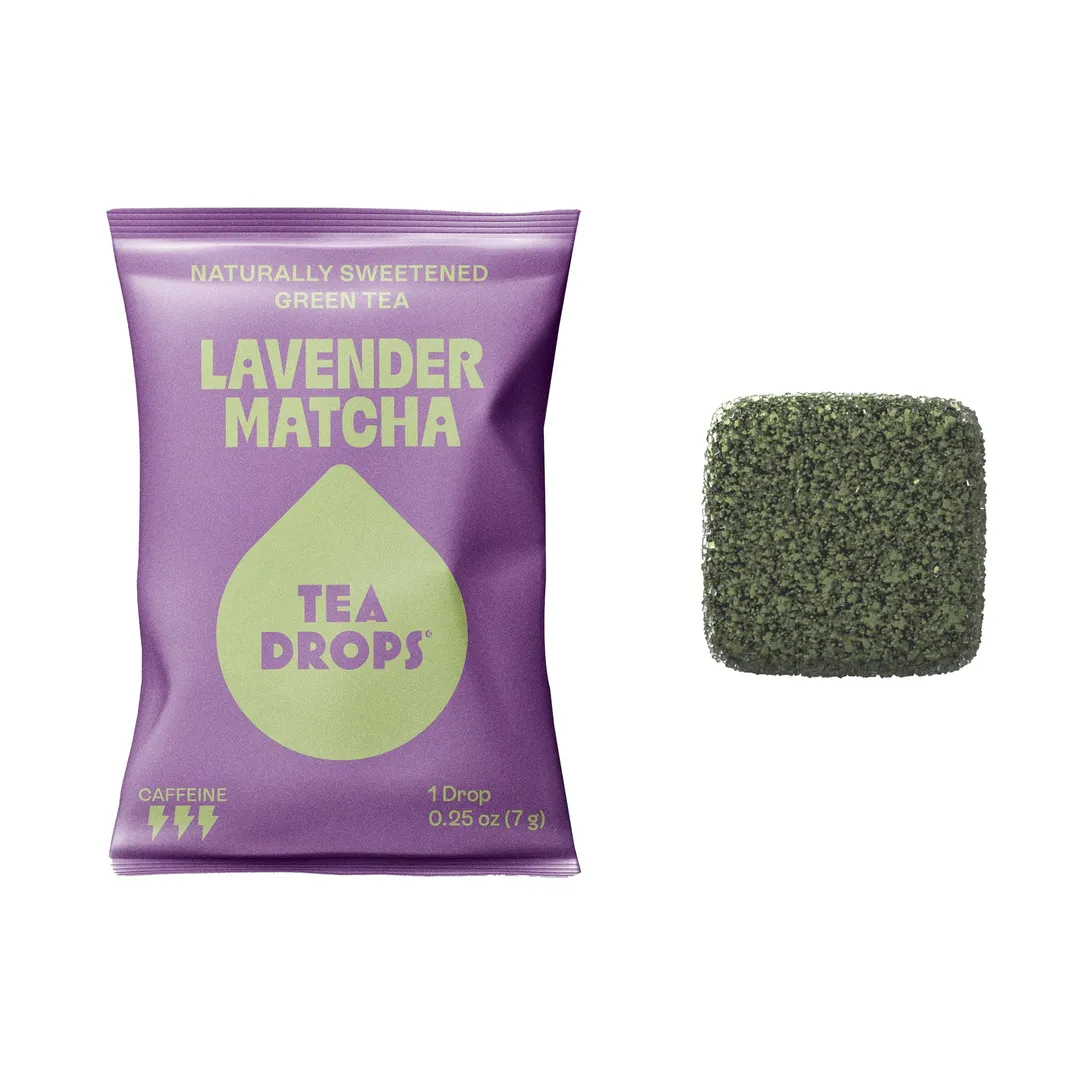 Lavender Matcha Tea Box – 10 Organic Tea Drops (Case of 6)