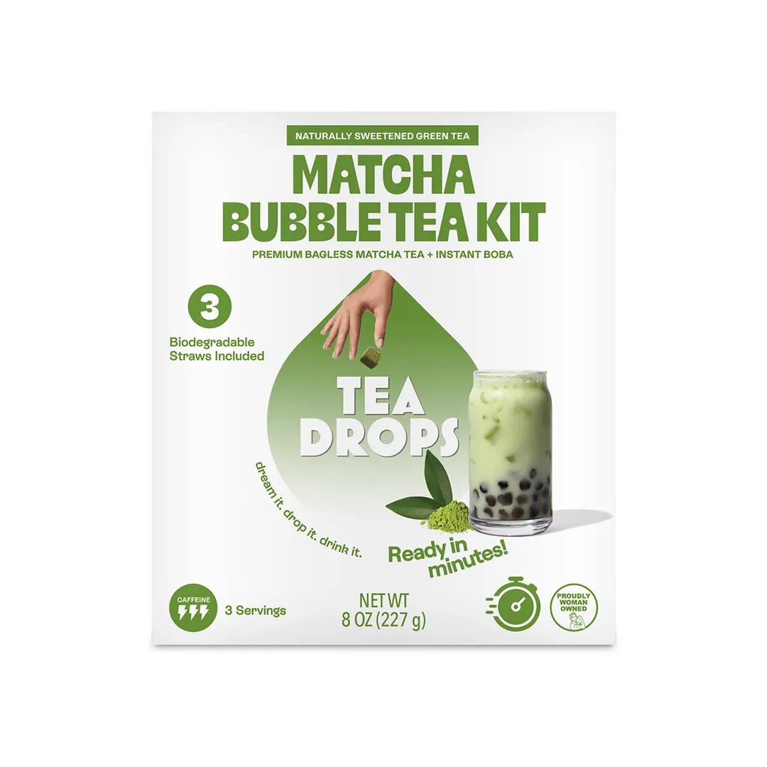 Matcha Boba Tea Kit - 3ct (Case of 6)