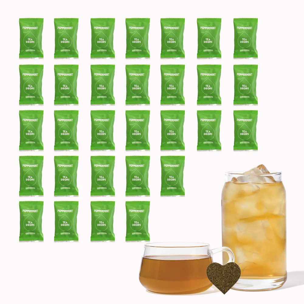 Peppermint Tea Single Serves - 30 Unit Bulk Bags