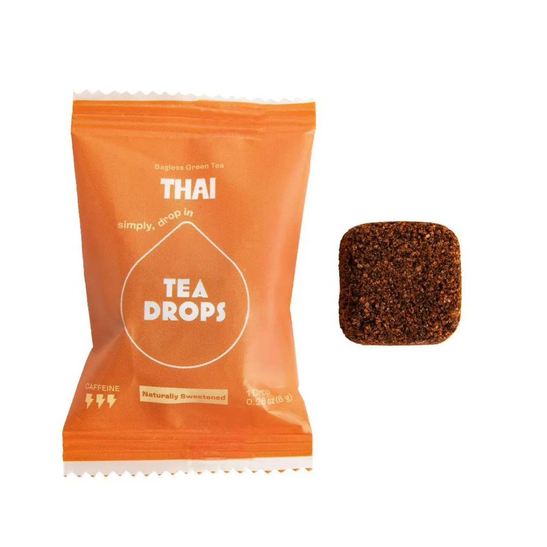 Thai Tea Box - 10 Organic Bagless Tea Drops (Case of 6)