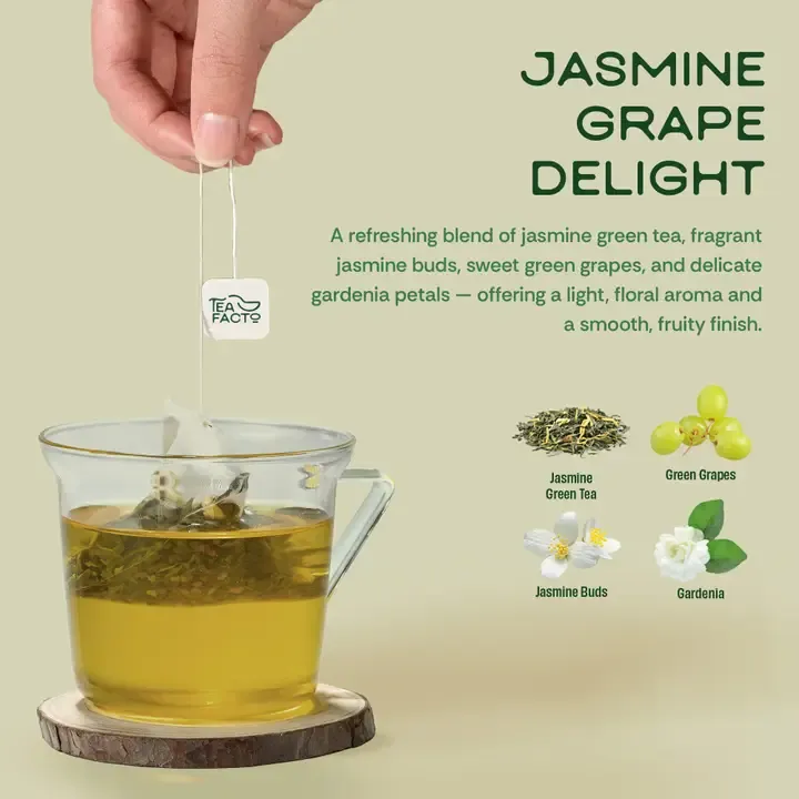 Green Grapes Jasmine Tea (10 bags x 9)
