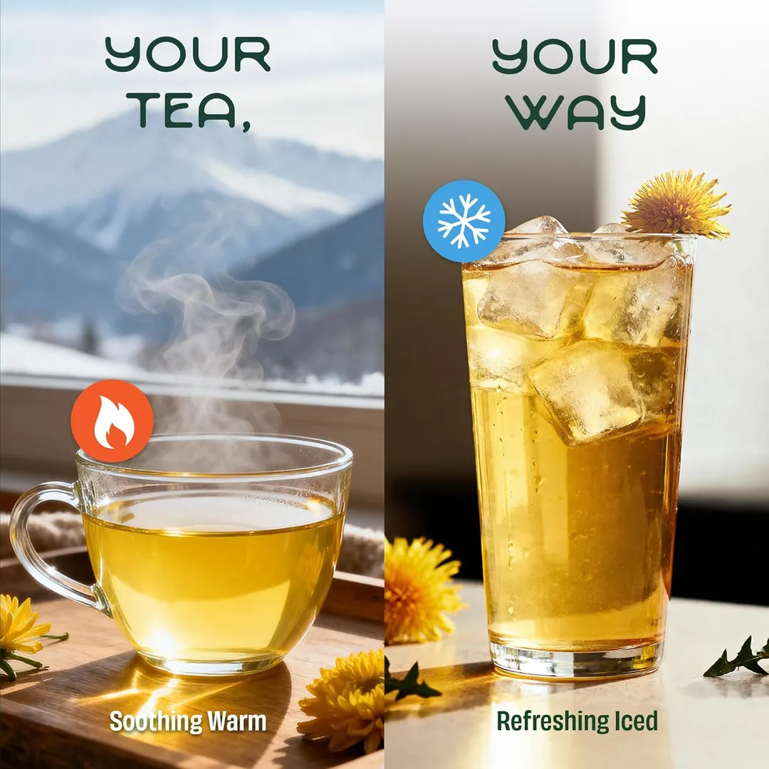 Daily Cleanse Dandelion Tea | Liver Detox  (10 bags x 9)