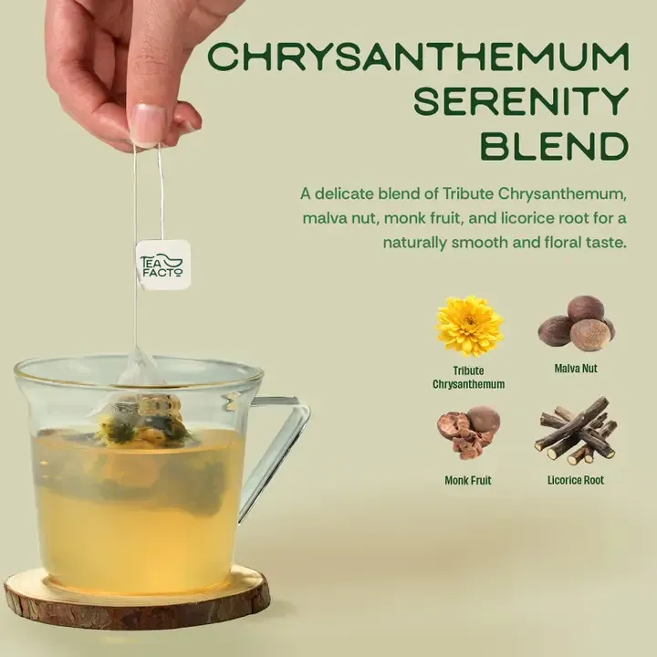 SpeakEasy Chrysanthemum Tea | Liver Detox & Throat Coating (10 bags x 9)