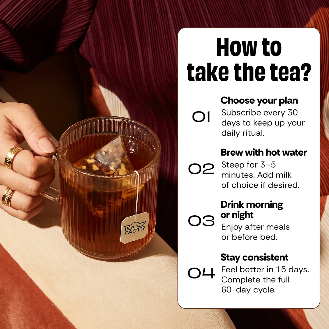 Inner Glow Ginger Jujube Tea | Digestion & Warming (8 bags x 9)
