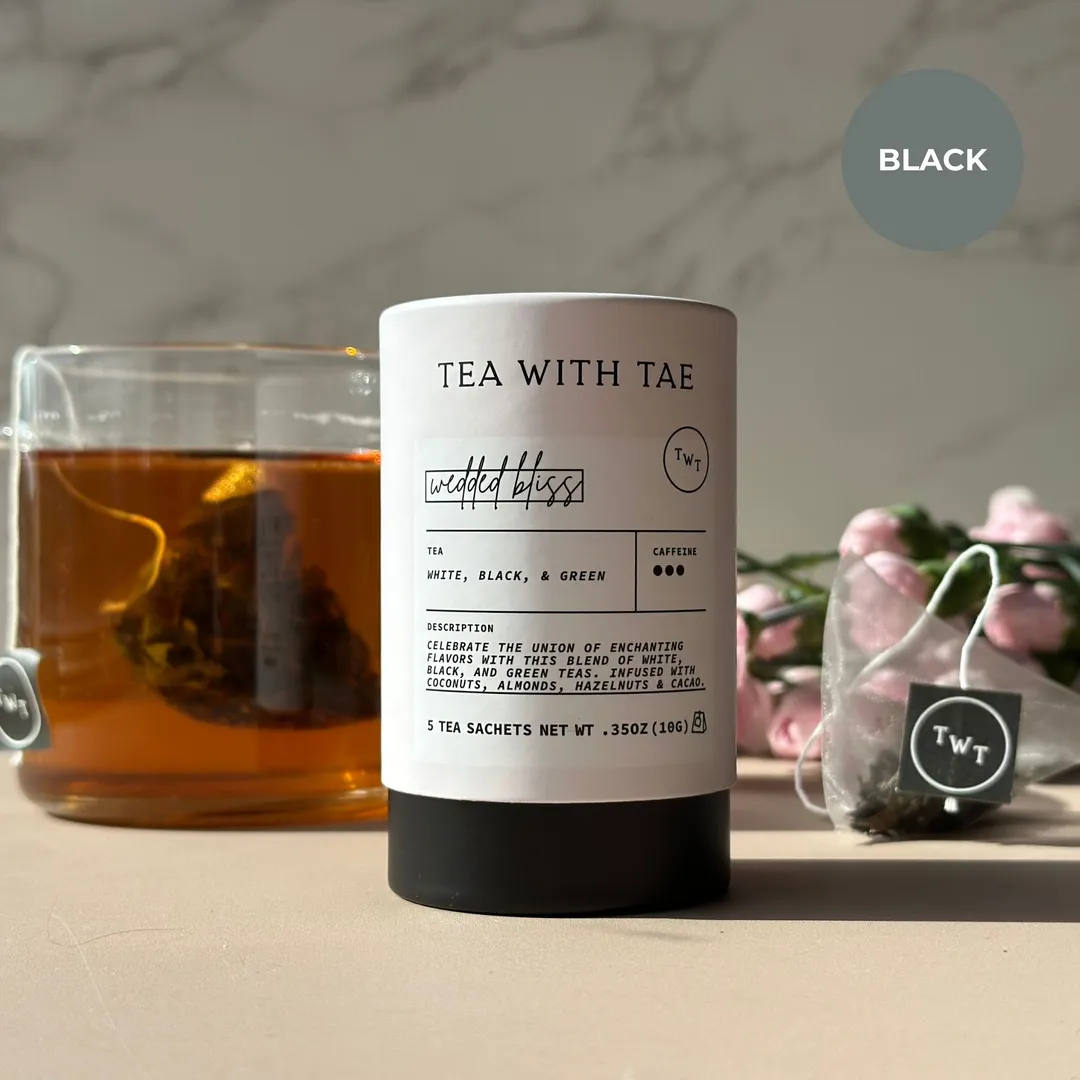Wedded Bliss Mini Tube Gift (5 tea bags) (for Weddings)