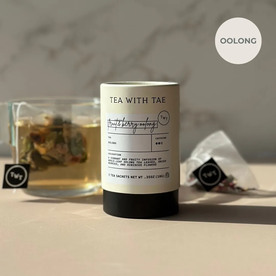 Fruit & Berry Oolong Mini Tea Tube Gift (5 tea bags)