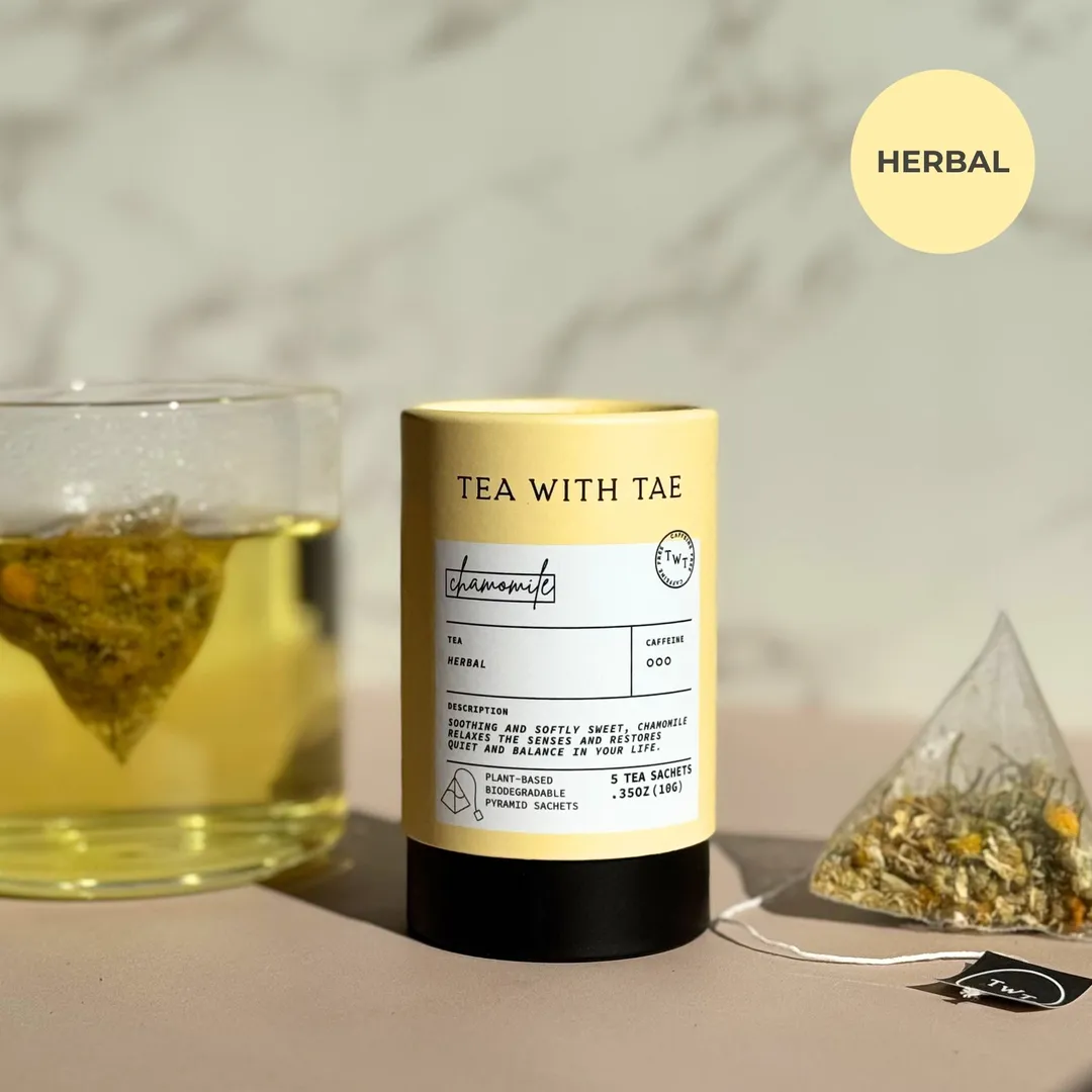 Chamomile Mini Tea Tube Gift (5 tea bags)