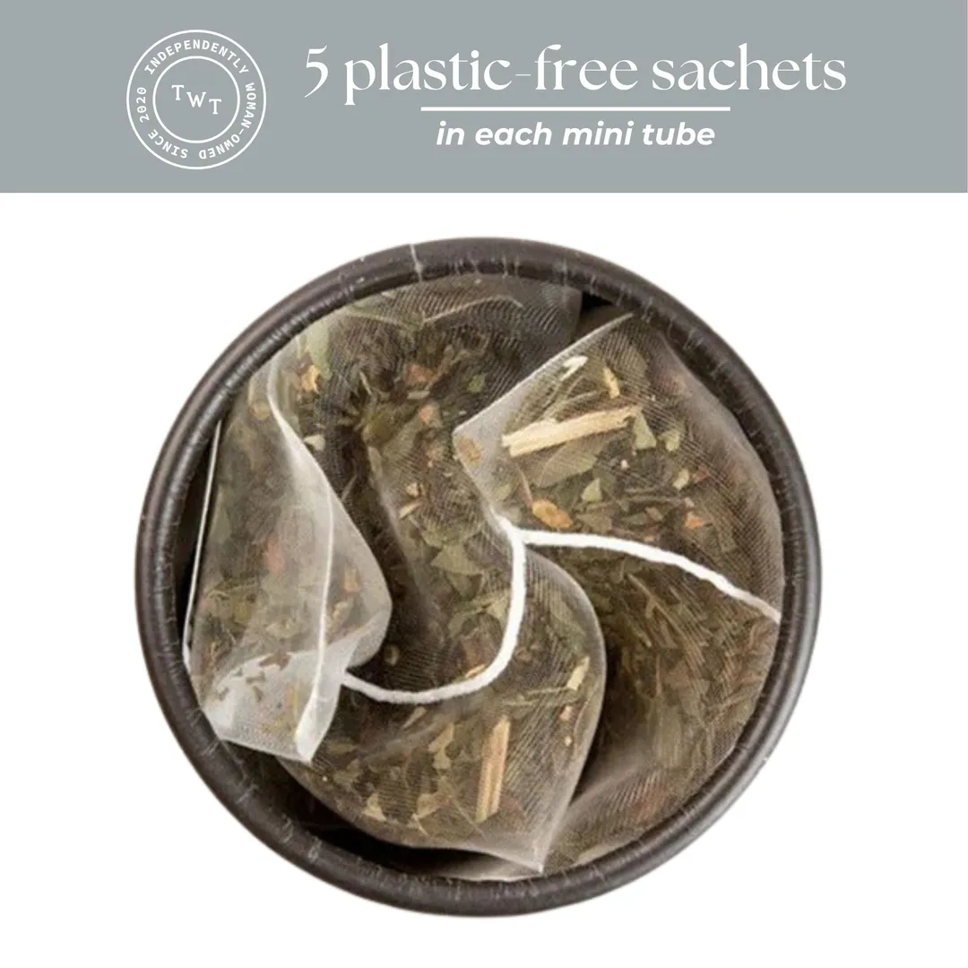 Peppermint Herbal Mini Tea Tube Gift (5 tea bags)