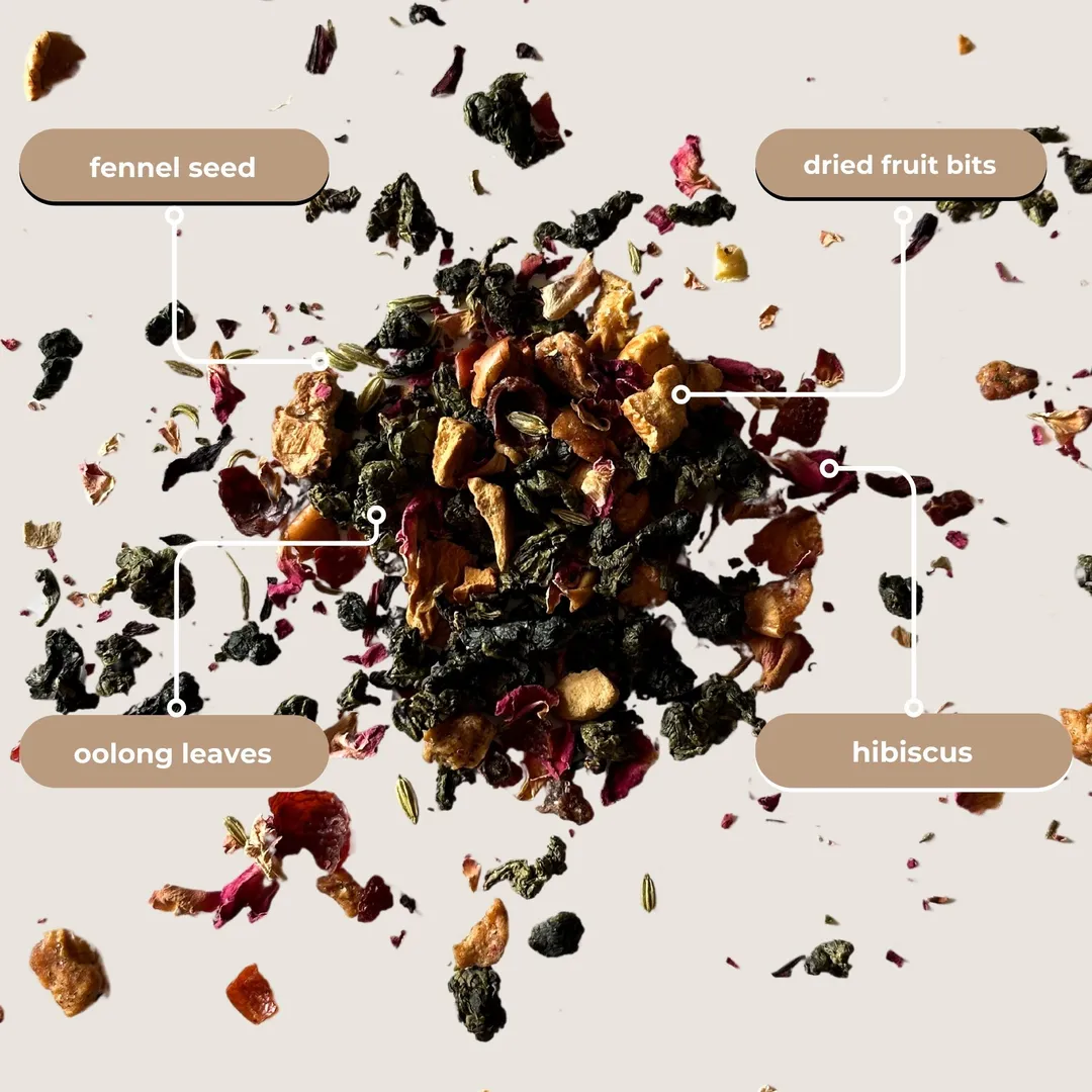 Fruit & Berry Oolong Mini Tea Tube Gift (5 tea bags)