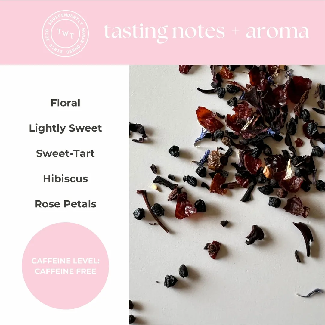Hibiscus Rose Herbal Mini Tube Gift (5 tea bags)