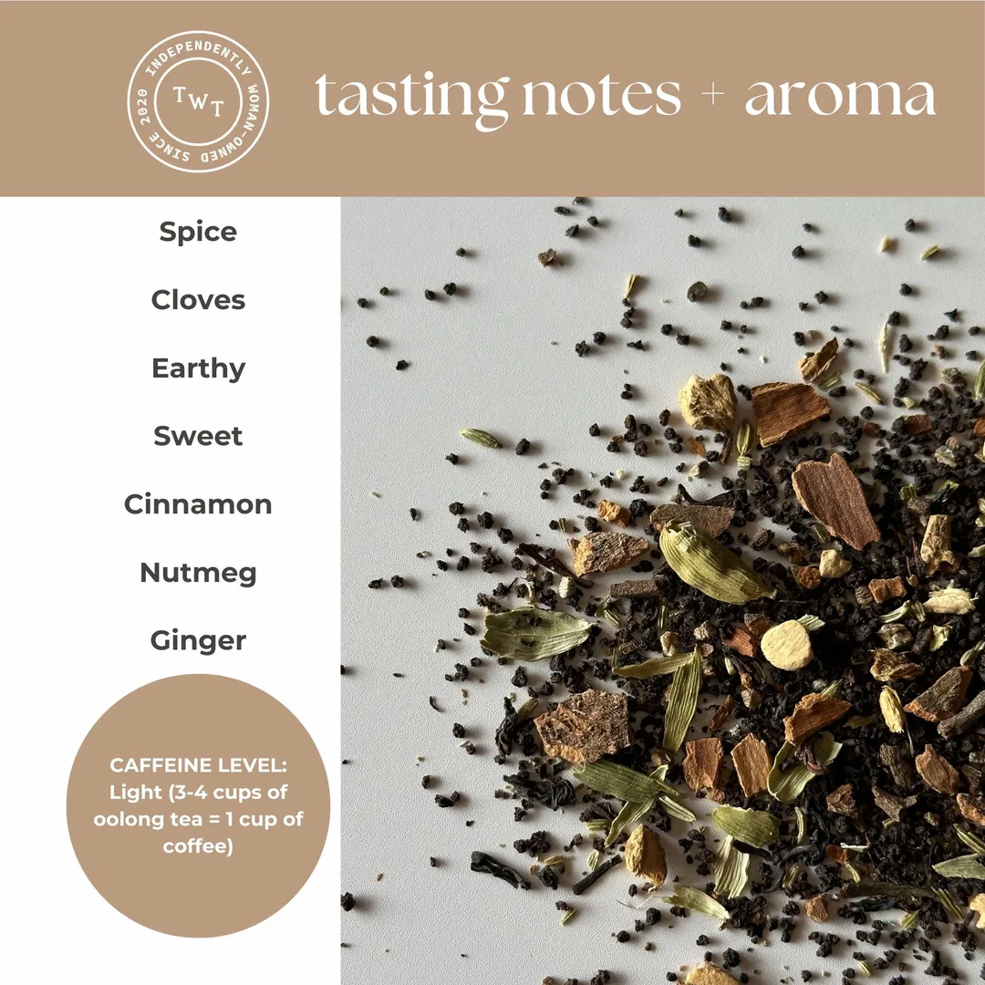 Bombay Masala Chai Black Tea Mini Tea Tube Gift (5 tea bags)
