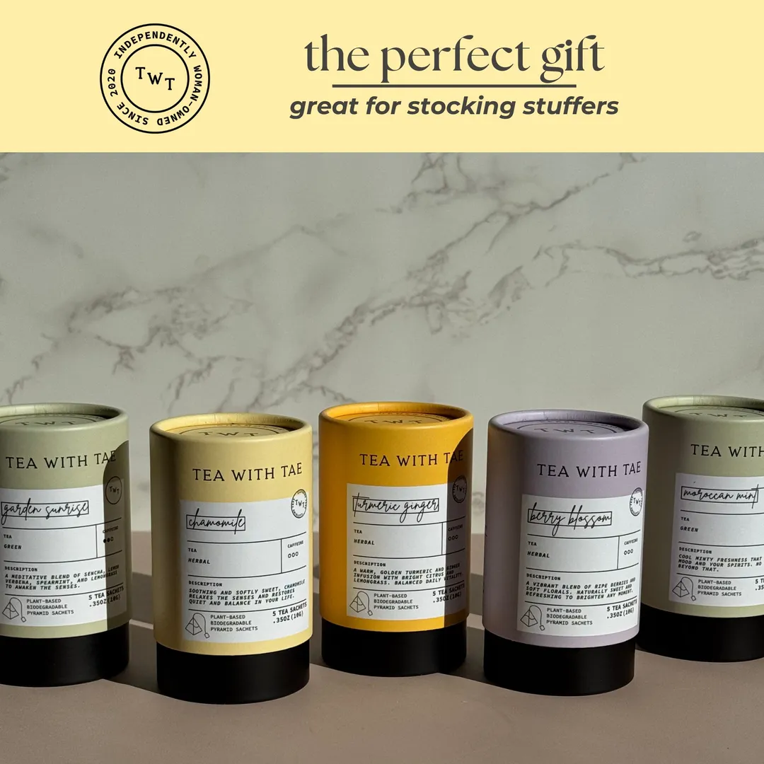 Chamomile Mini Tea Tube Gift (5 tea bags)