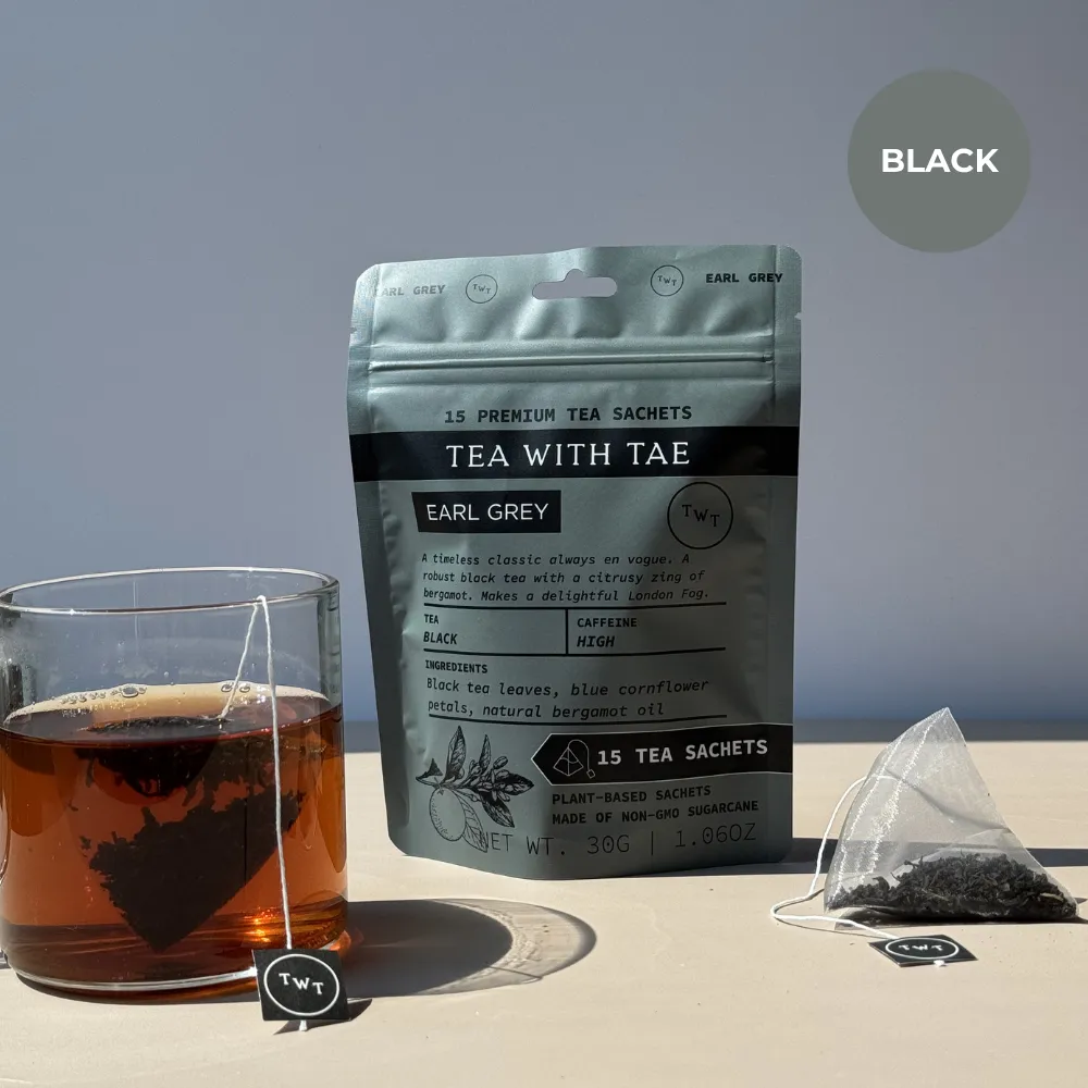 Earl Grey Black Tea Pouch (15 Tea bags) for retail