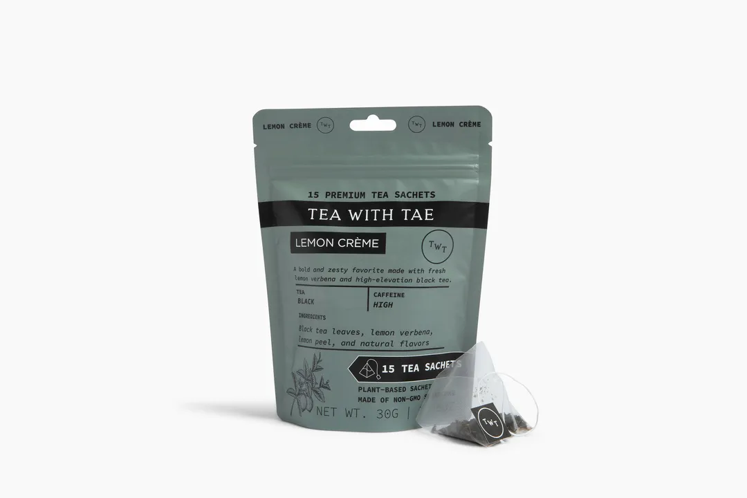Lemon Crème Black Tea Pouch (15 Tea bags) for retail