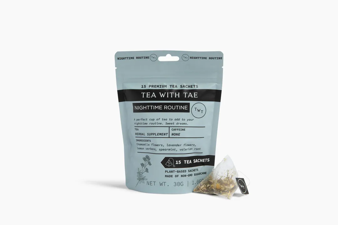Nighttime Routine Herbal Tea Pouch (15 Tea bags) for retail