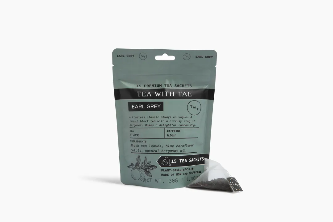 Earl Grey Black Tea Pouch (15 Tea bags) for retail