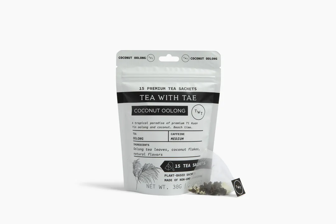 Coconut Oolong Tea Pouch (15 Tea bags) for retail