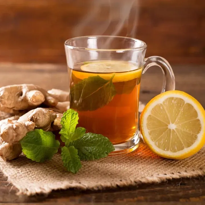Lemon Ginger Herbal Loose Leaf Tea Pouch (1lb.)
