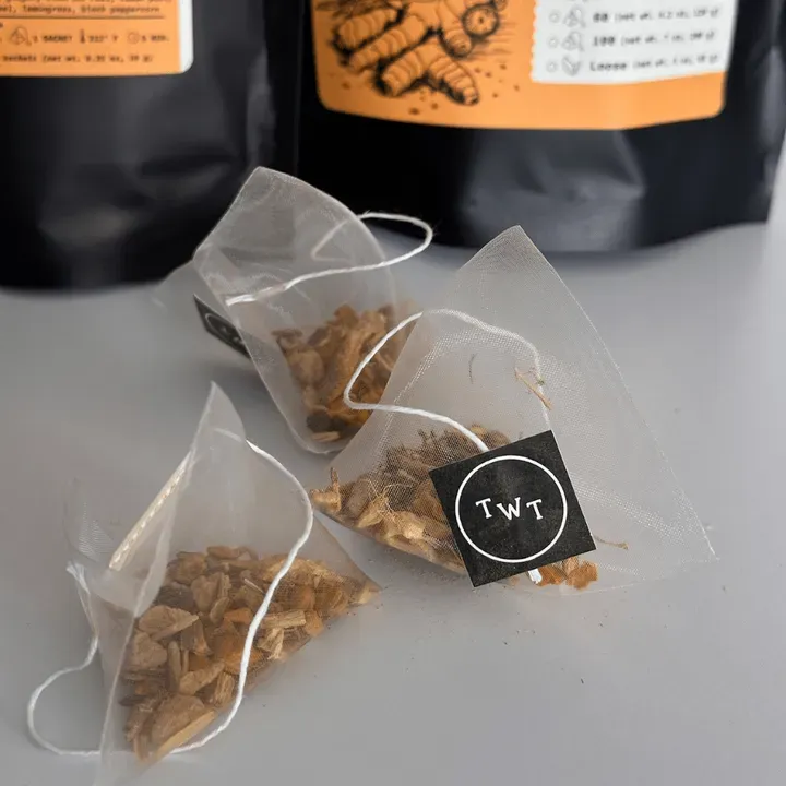 Turmeric Ginger Tea Pouch (90 Tea bags) for food service