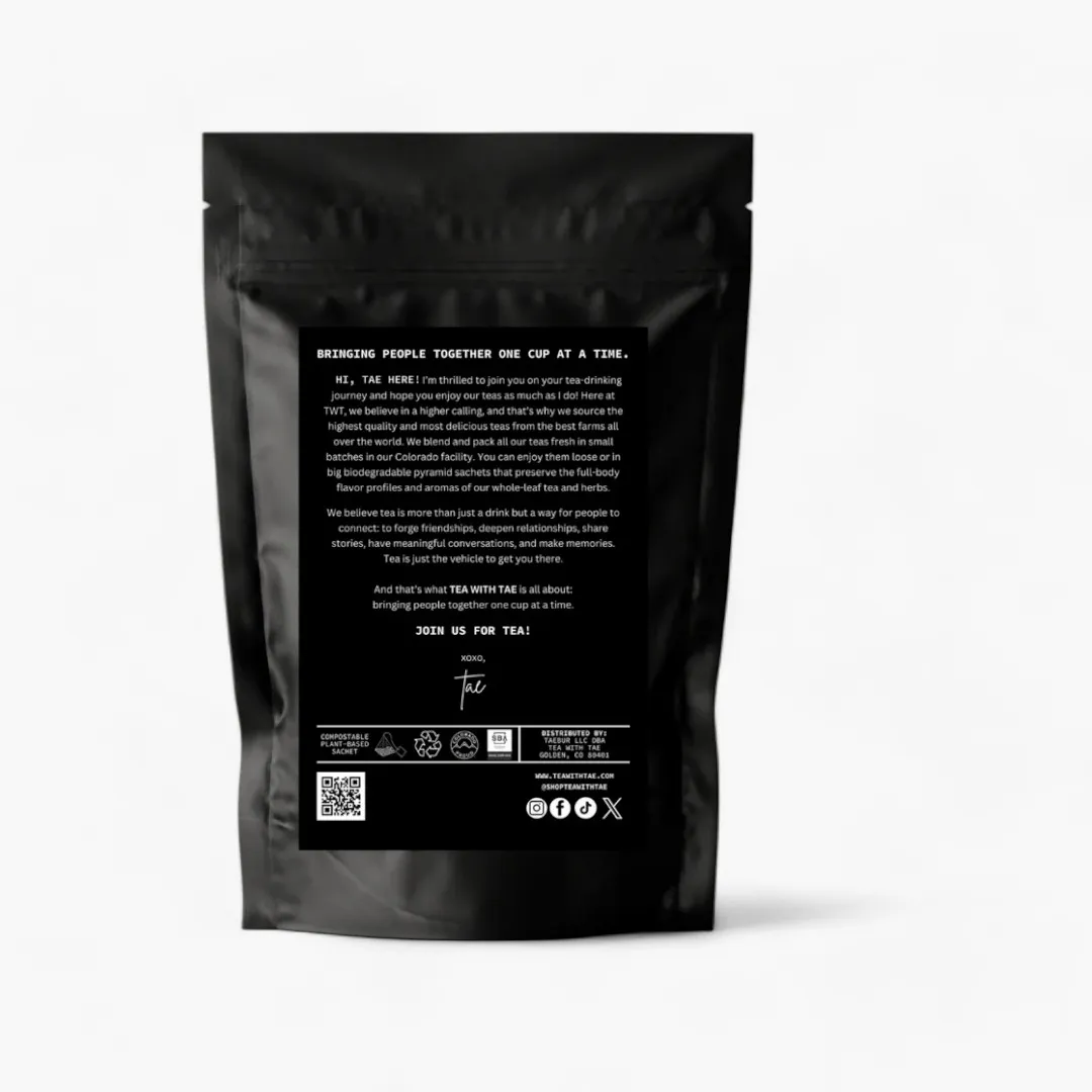 Assam Black Loose Leaf Tea Pouch (2oz size for retail)