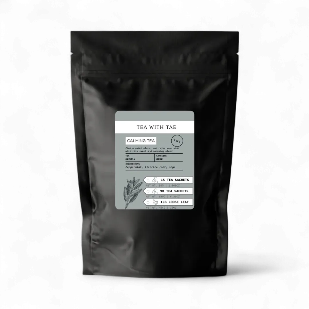 Calming Herbal Tea Pouch (90 Tea bags) for food service