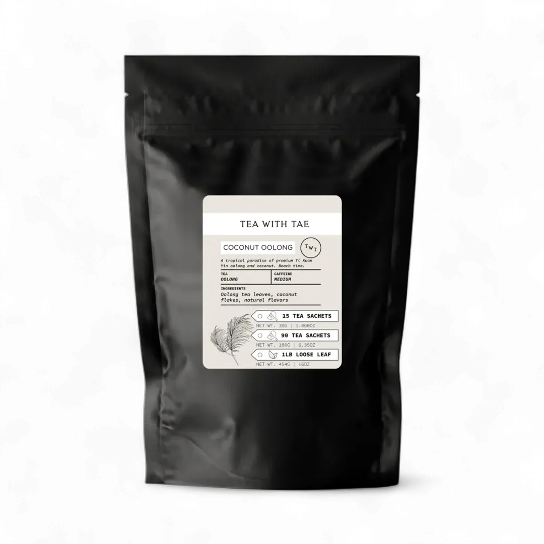 Coconut Oolong Tea Pouch (90 Tea bags) for food service