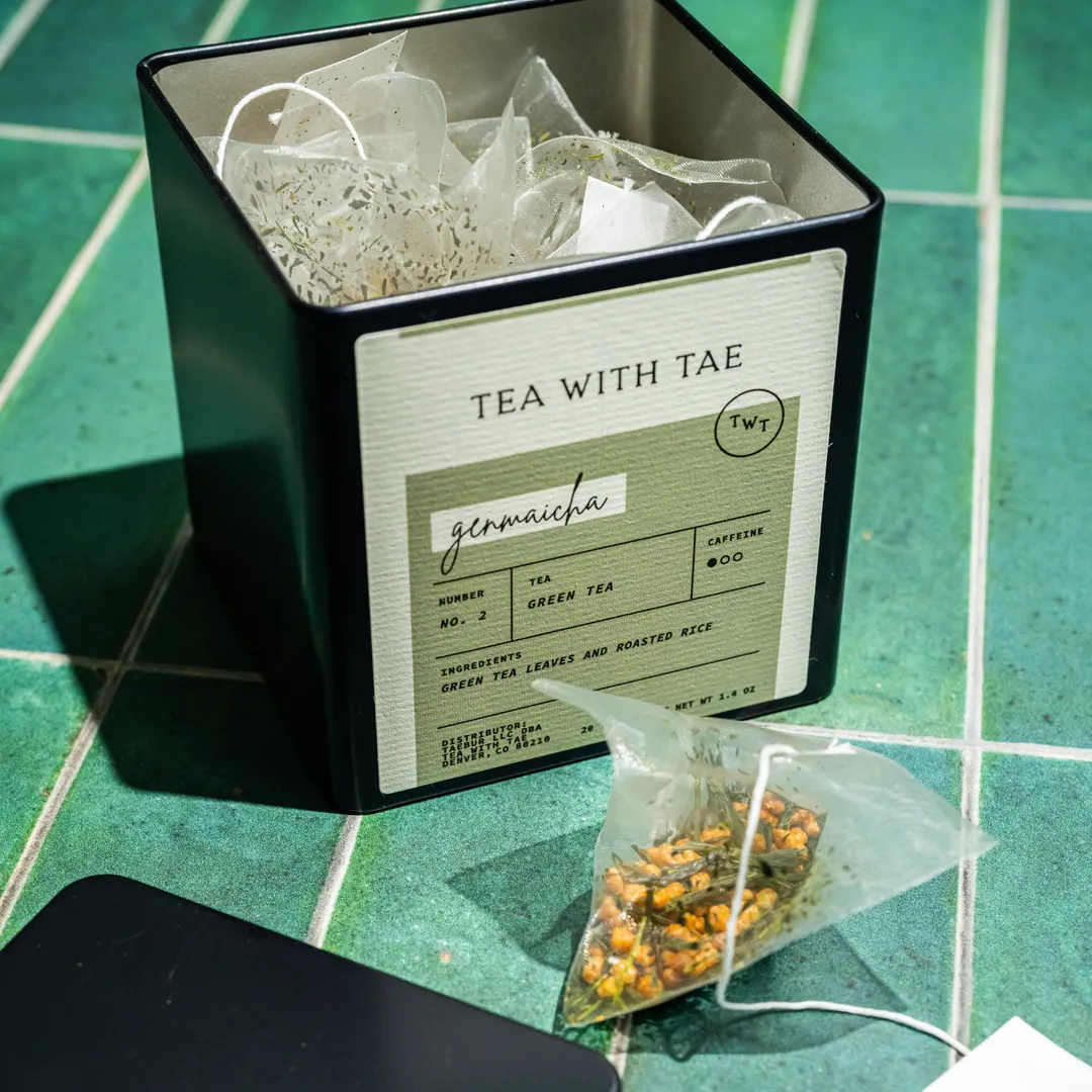 Custom Artisan Large Tea Tin Gift (20 tea bags)