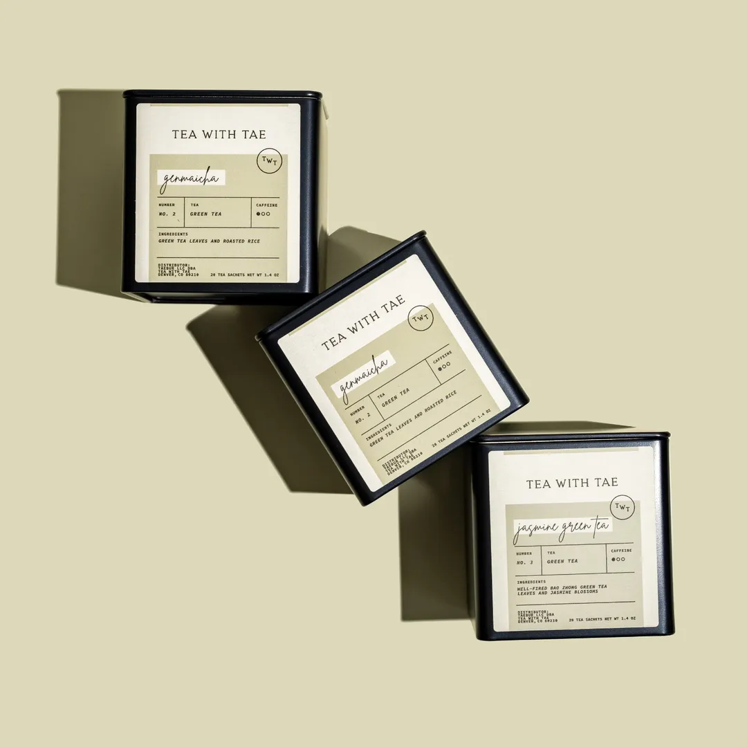 Custom Artisan Large Tea Tin Gift (20 tea bags)