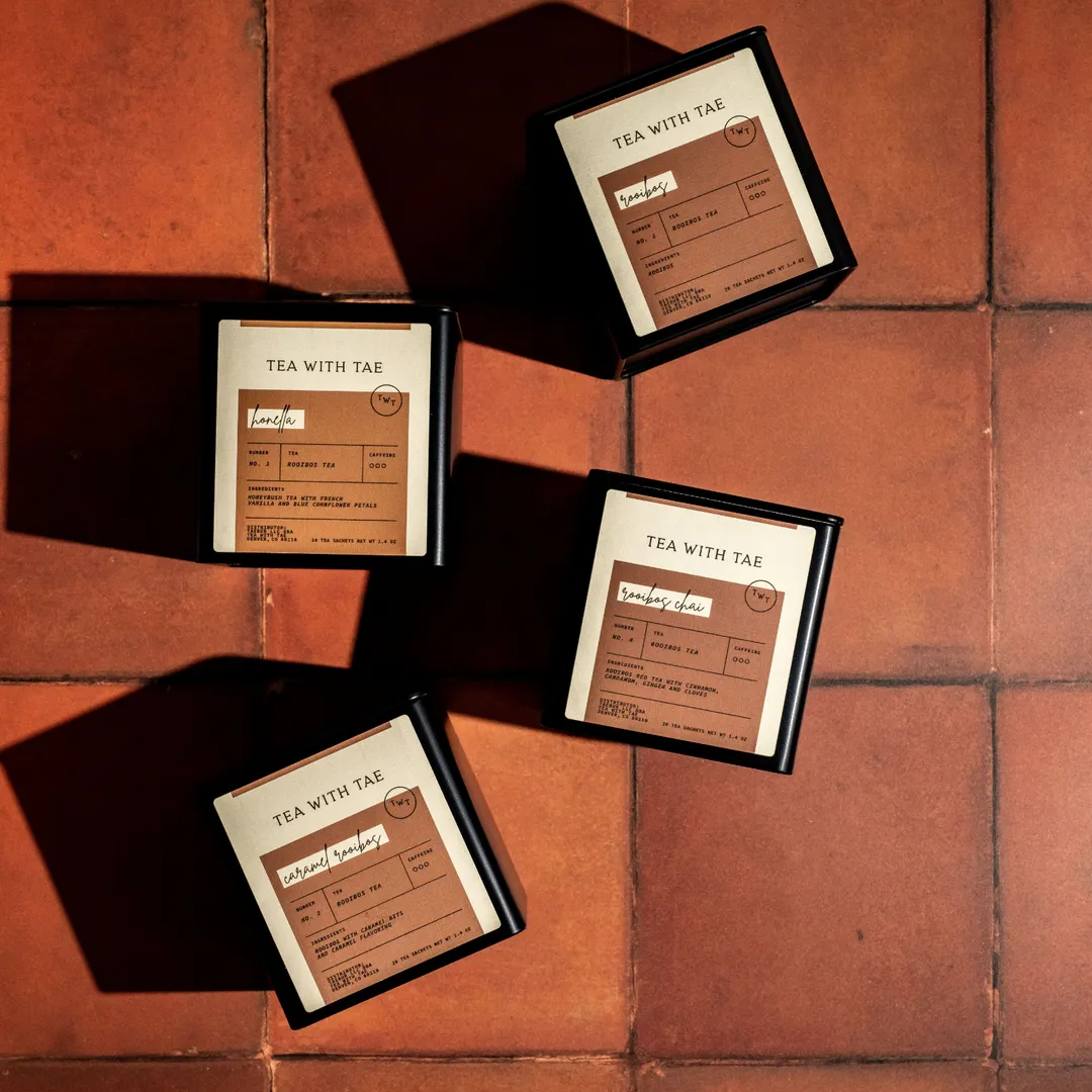 Custom Artisan Large Tea Tin Gift (20 tea bags)