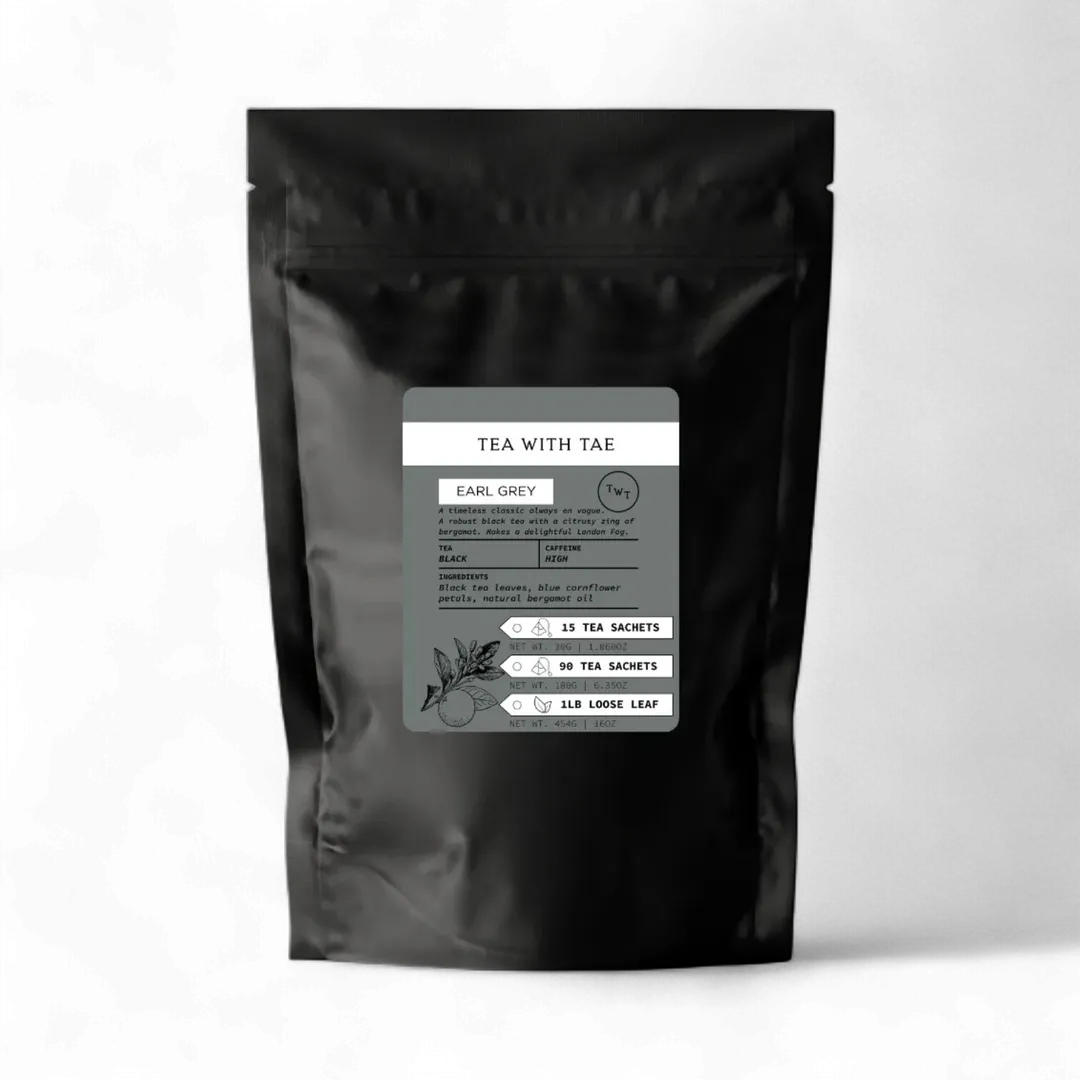 Earl Grey Black Tea Pouch (90 Tea bags) for food service