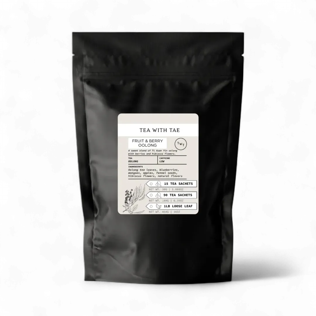 Fruit & Berry Oolong Loose Leaf Tea Pouch (1lb.)