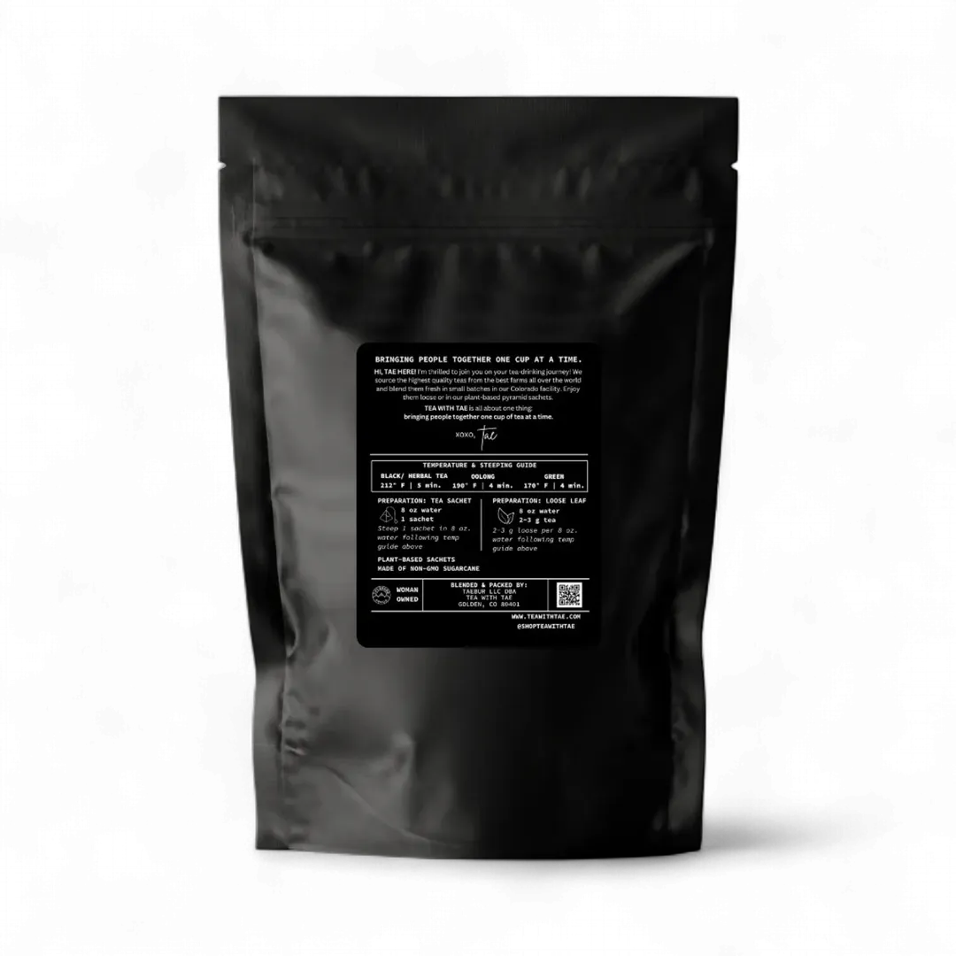 Hibiscus Rose Herbal Loose Leaf Tea Pouch (1lb.)