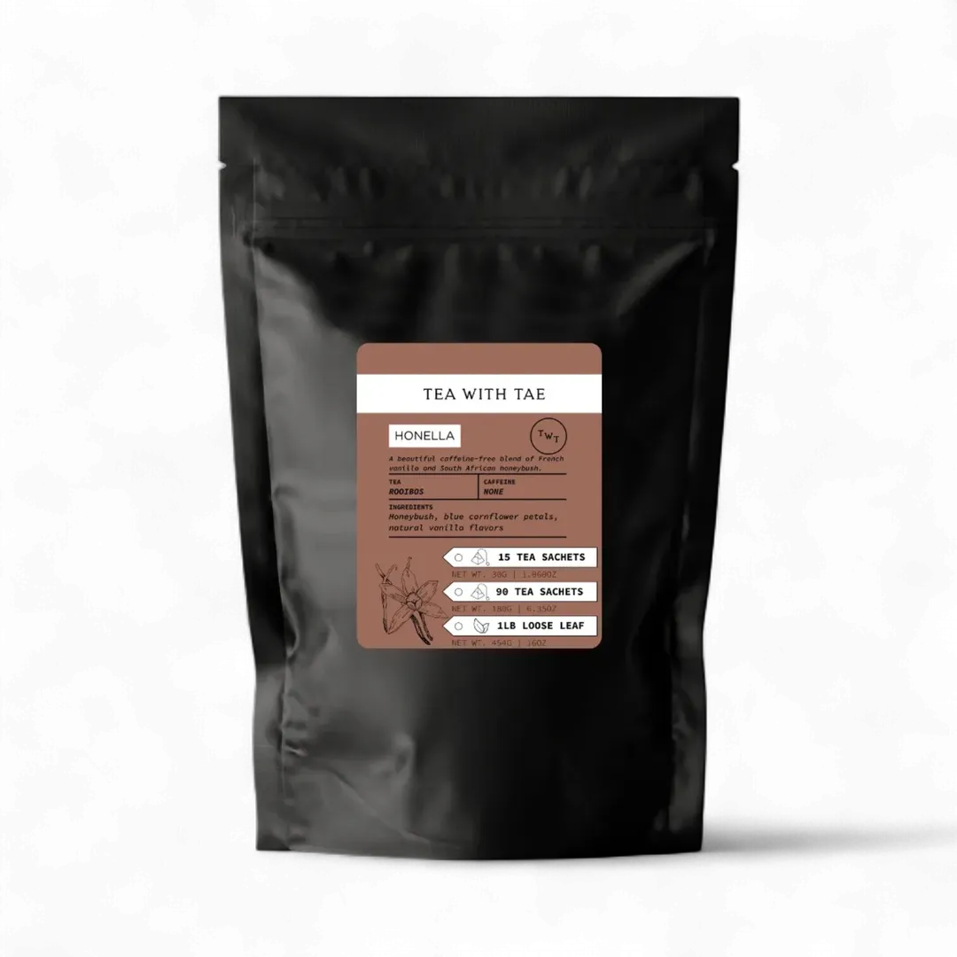 Honella Honeybush Herbal Loose Leaf Tea Pouch (1lb.)
