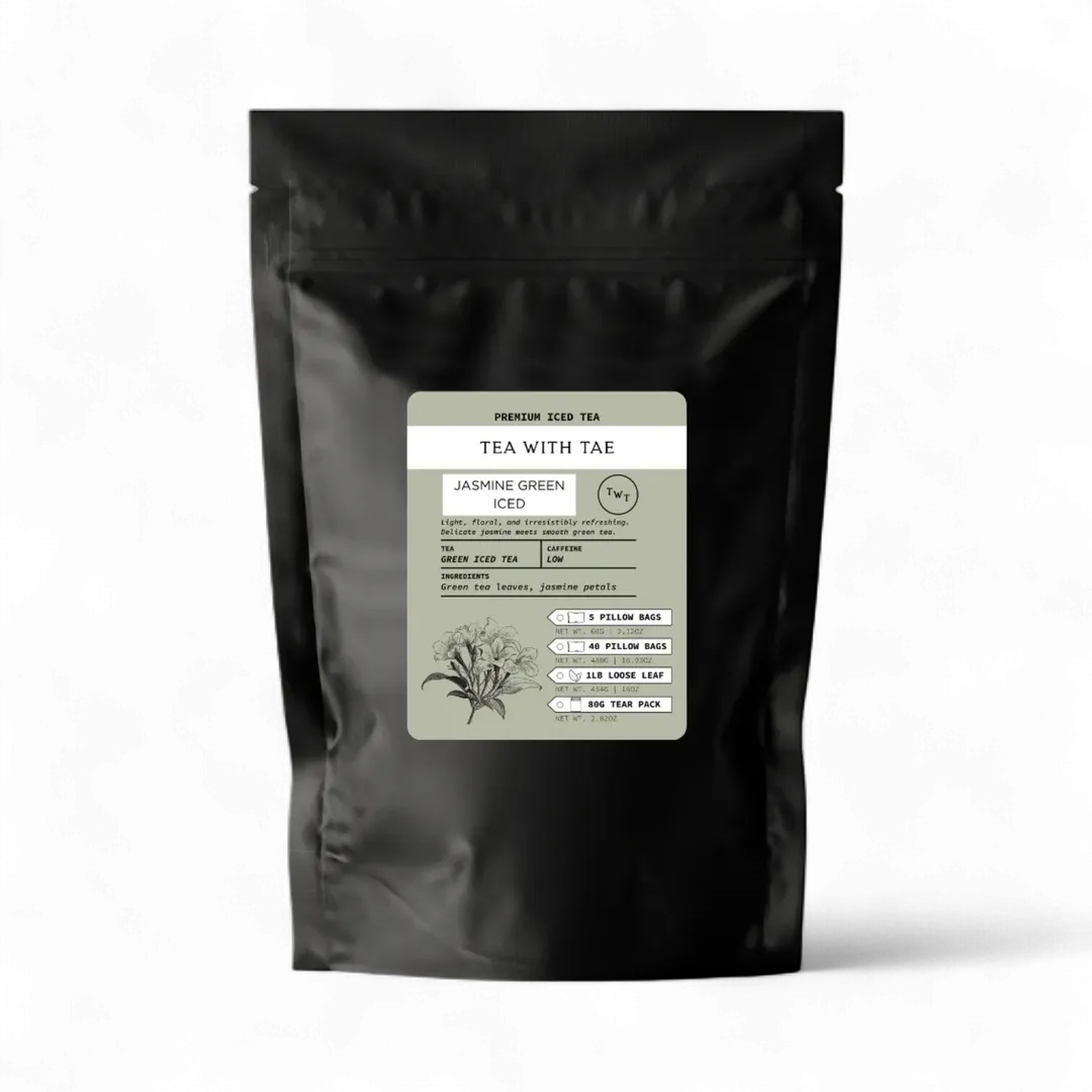 Jasmine Green Loose Leaf Iced Tea Pouch (1 lb.)