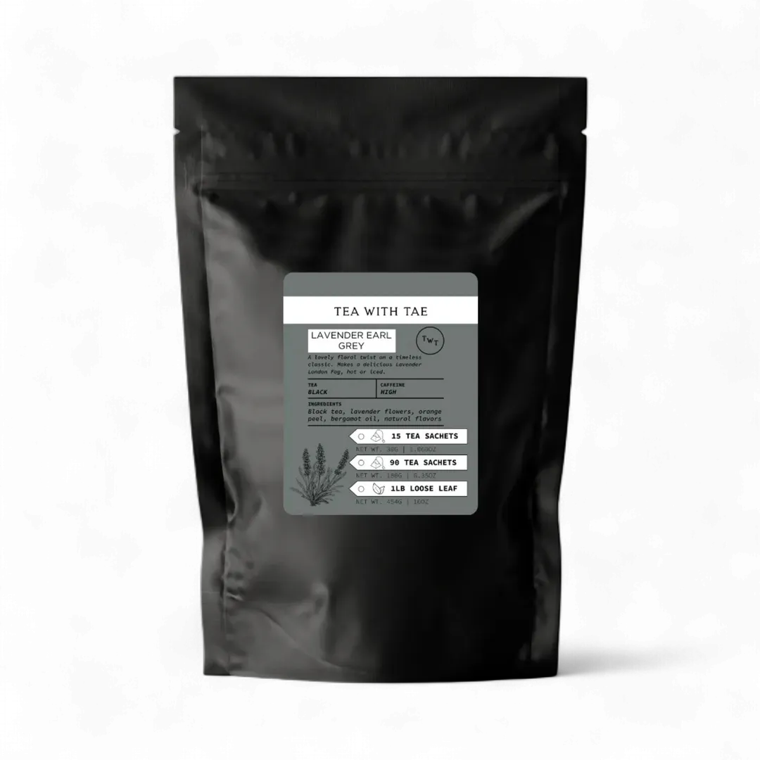 Lavender Earl Grey Black Loose Leaf Tea Pouch (1lb.)