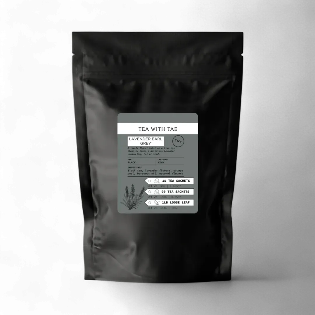 Lavender Earl Grey Black Tea Pouch (90 Tea bags) 