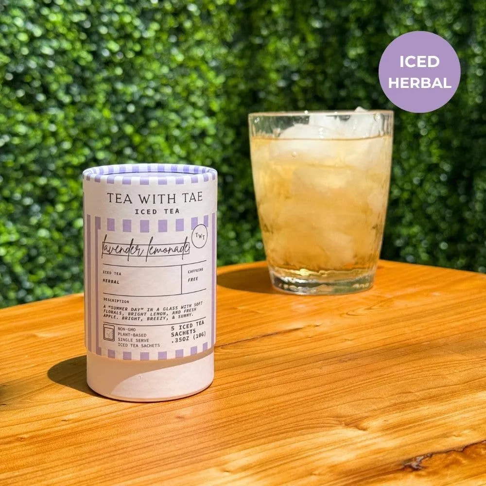 Lavender Lemonade Iced Mini Tea Tube (5 iced sachets)